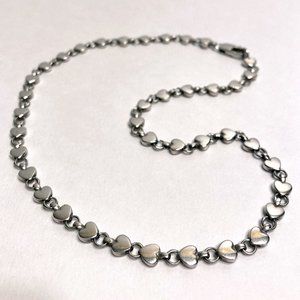 Tiffany & Co, Continuous Heart Chain Necklace